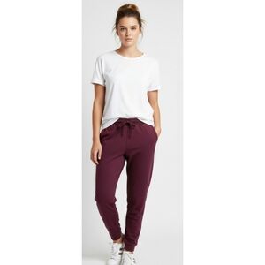Old Navy Knit Joggers Burgundy Size M